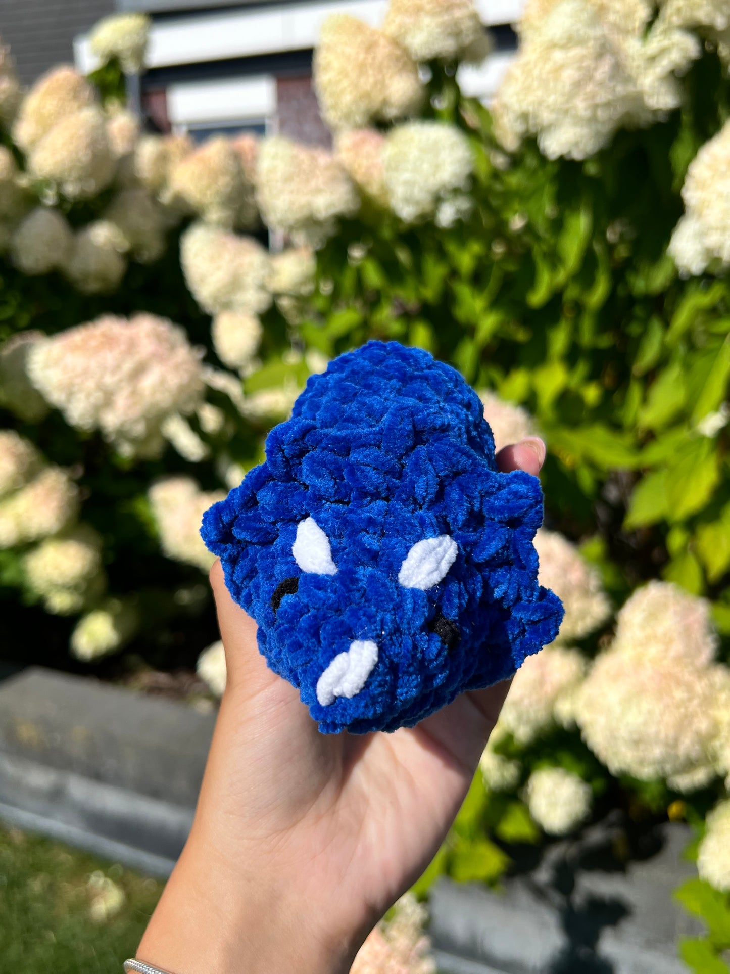 blauwe triceratops