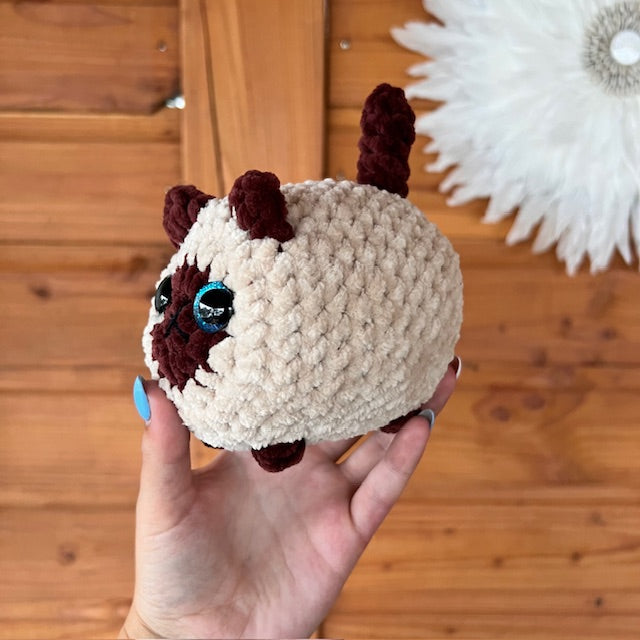 maat M kat beige met bruin