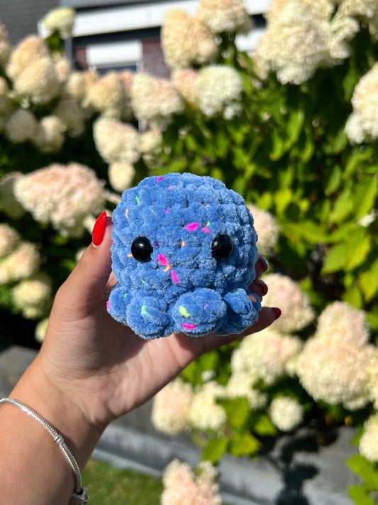 confetti octo blauw