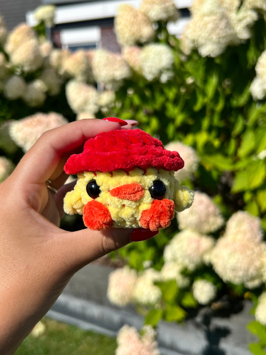 kuiken met rode hoed