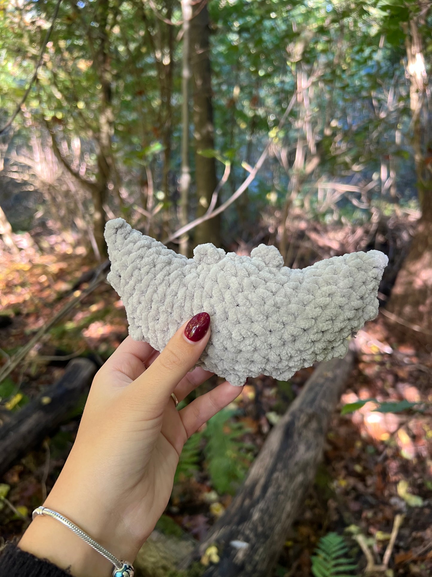 vleermuis licht grijs