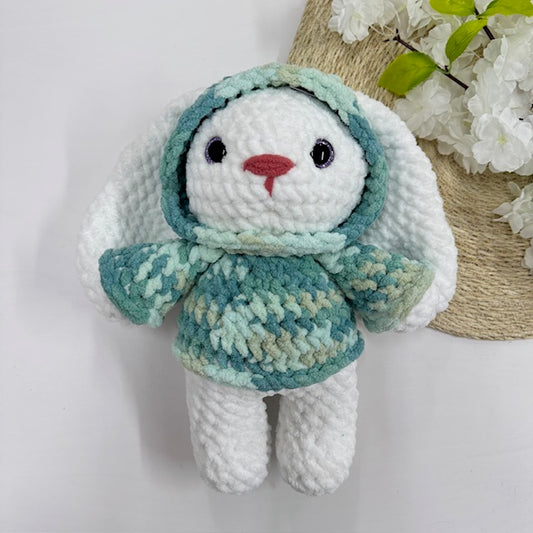 konijn in een hoodie