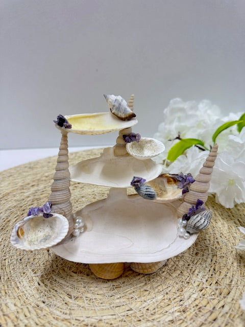 sea shell sieraden houder