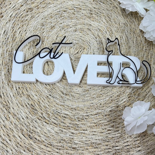 cat lover sign