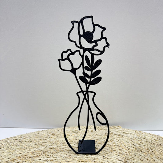bloemen in vaas deco