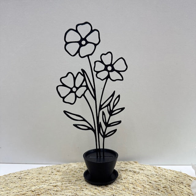 bloemen in pot deco