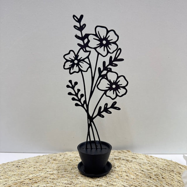 bloemen in pot deco